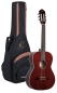 Preview: Ortega Jugendgitarre R-121-7/8WR - Fichte - inkl. Gigbag - transparent weinrot